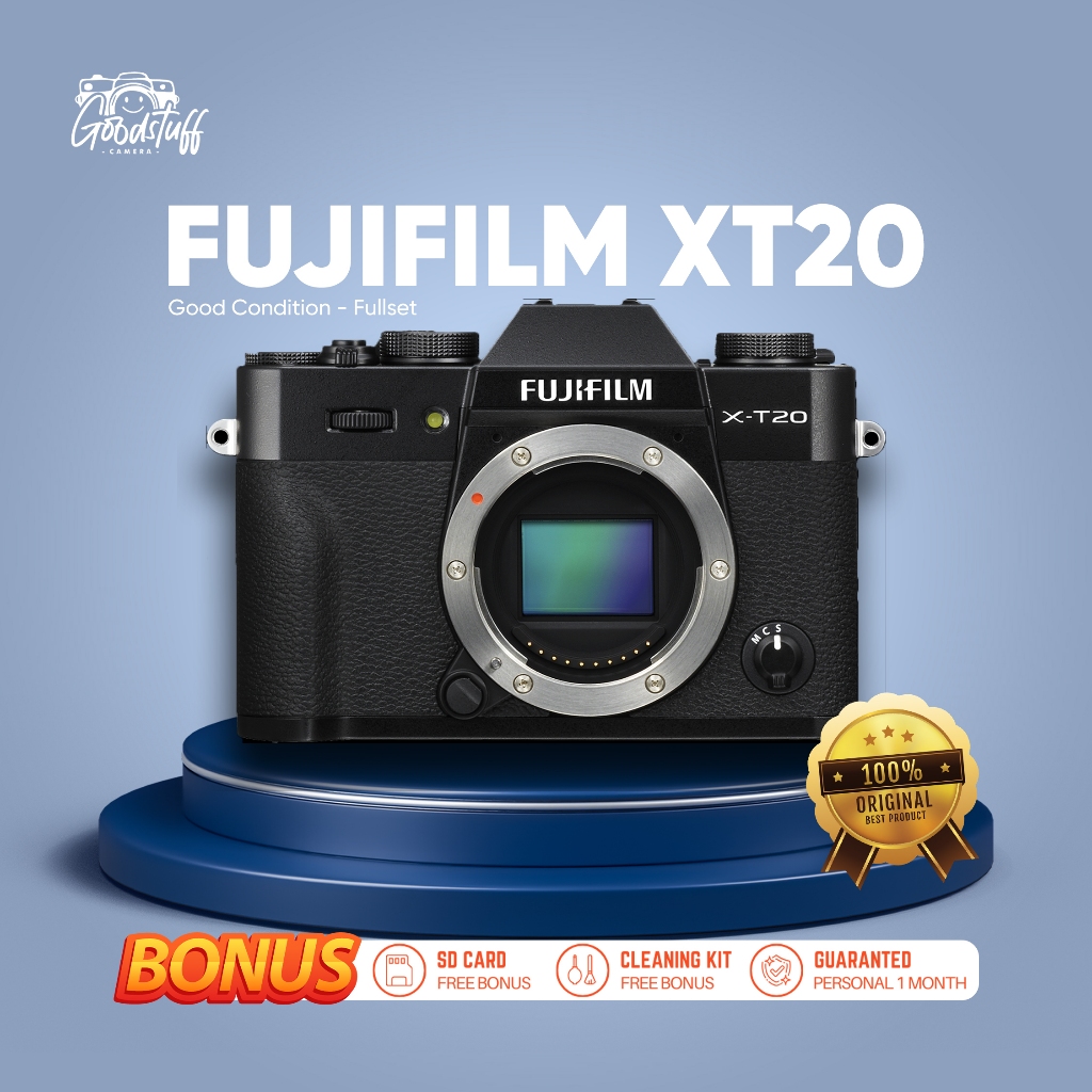 [PRODUK TERLARIS SHOOPE] CAMERA FUJIFlM XT20 + LENSA KIT 16-50MM MURAH SECOND LIKE NEW GARANSI BUKAN