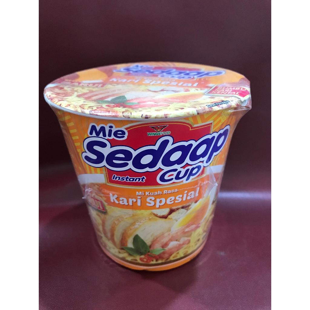 

Sedaap Mie Cup Instant Kuah Rasa Kari Spesial 81g - Mie Cup Rasa Kari Special Sedaap