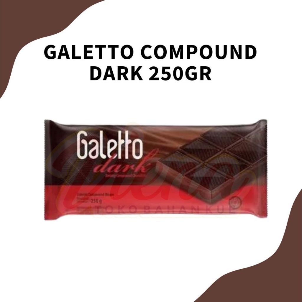 

Piscoklegit_ Galetto Compound 250Gr Dark Chocolate / White Chocolate