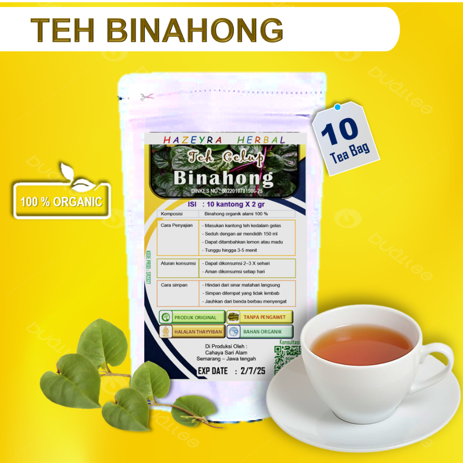 

Teh celup obat gatal binahong diabetes luka bakar maag darah tinggi gula darah tinggi isi 10pcs