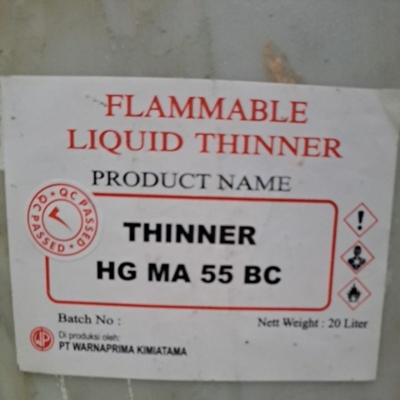 Thinner HG MA 55, 1 Liter