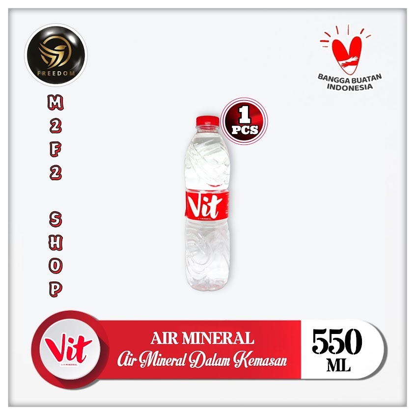 

Air Mineral Vit Botol Tanggung Plastik Pet - 550 ml (Kemasan Satuan)