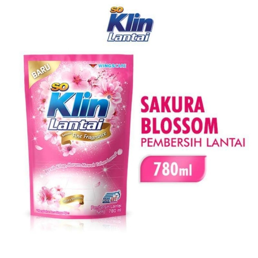 So Klin Lantai Fine Fragrance 780 Ml