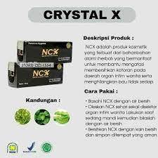 Cristal X - herbal  membuat dinding Miss V menjadi lebih kencang