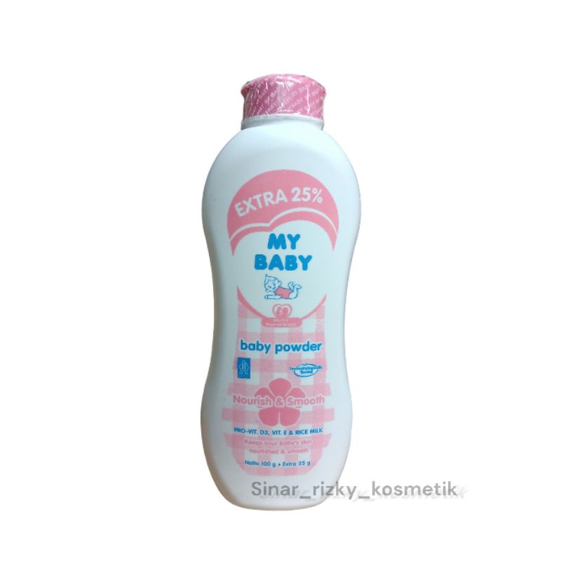 Bedak My Baby Powder Nourish &amp; Smooth 100g