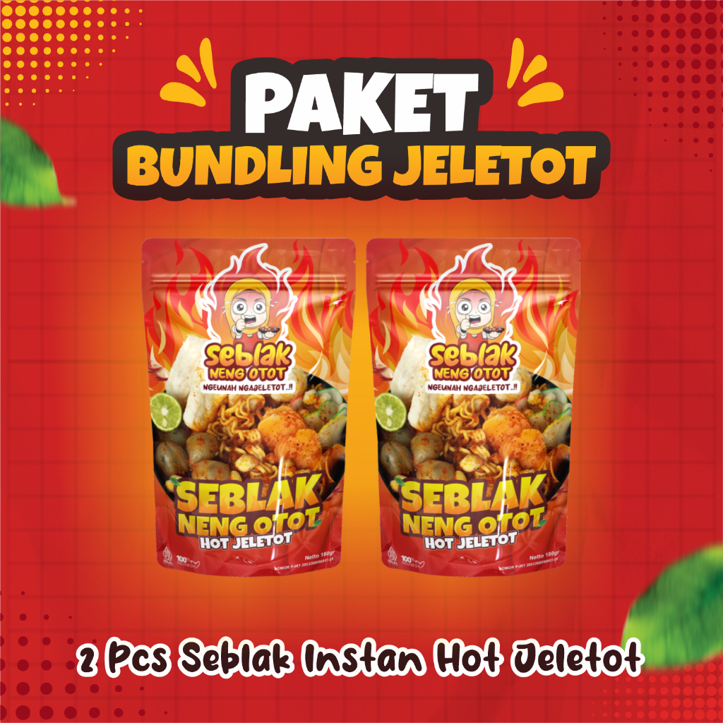 

Promo Beli 2 lebih Hemat Paket Hemat Seblak Neng Otot Instan Jeletot