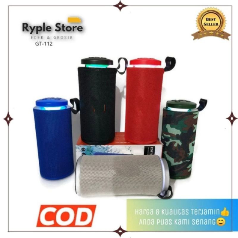 Speaker Bluetooth GT112/Wireless Portable GT 112 high quality Extra Bass