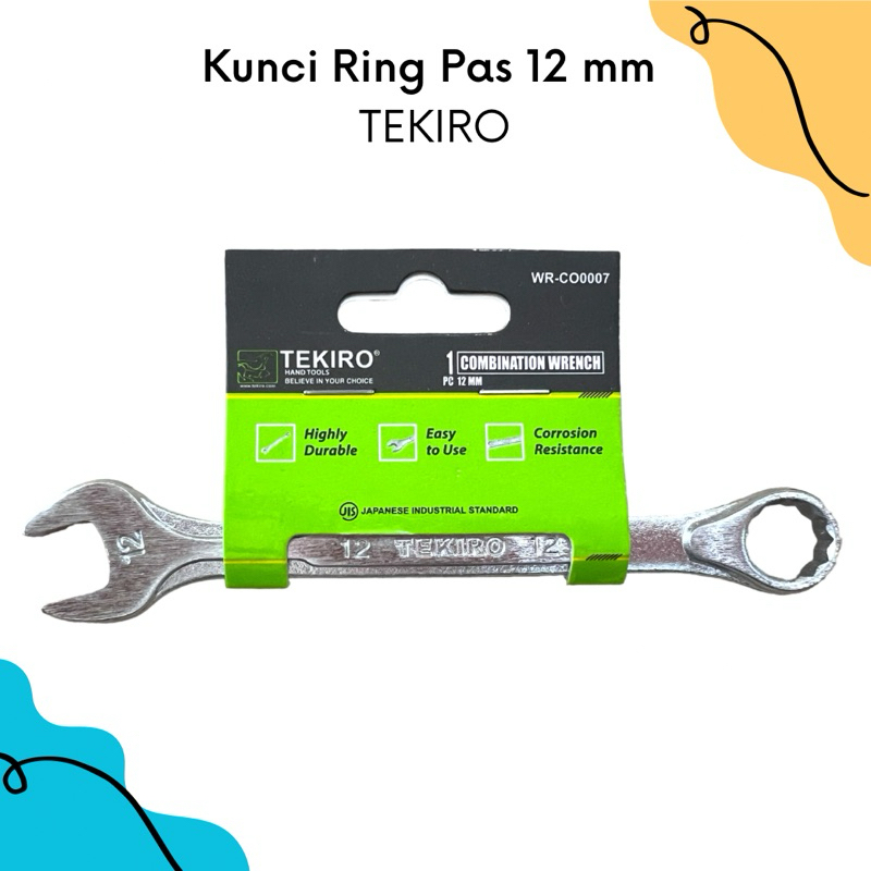 Tekiro Kunci Ring Pas 12mm | Kunci Ring Pas Tekiro 12mm | Kunci Ring Pas 12mm | Kunci Ring Pas Murah