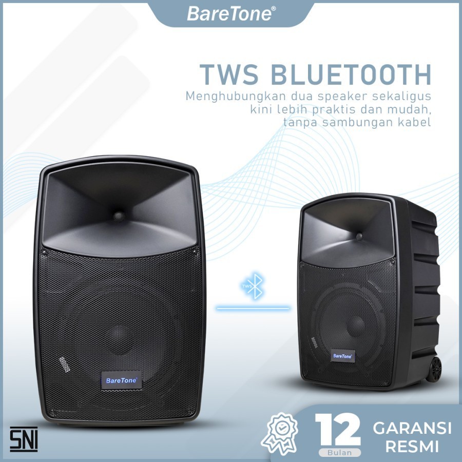 Baretone Speaker Portable MAX10HB Speaker Bluetooth 10 inch