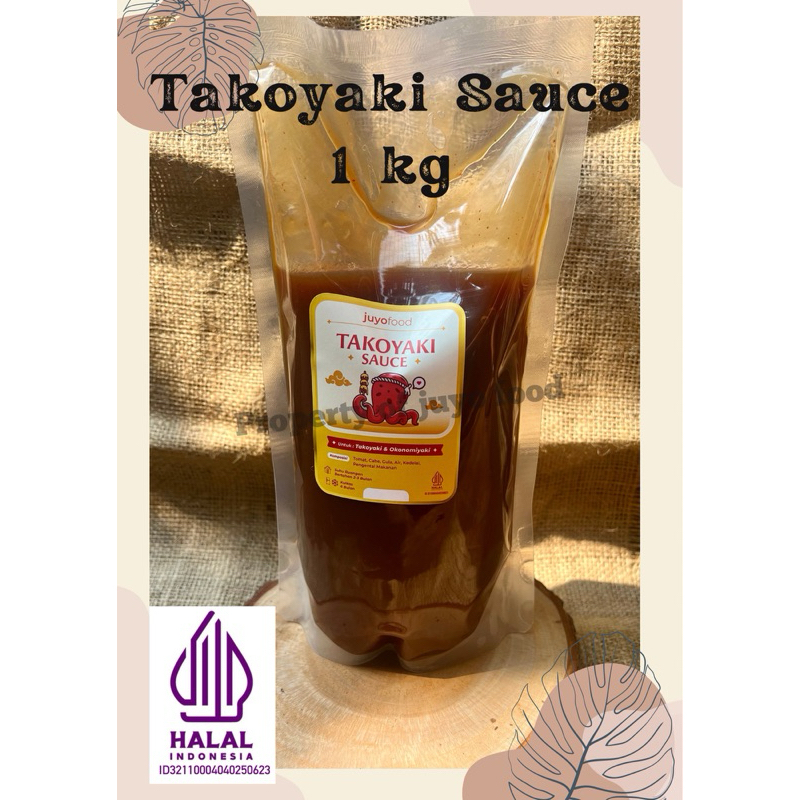 

aina Halal MUI Saos TAKOYAKI 1 Kg. Sauce Okonomiyaki Enak, Murah Dan Halal!