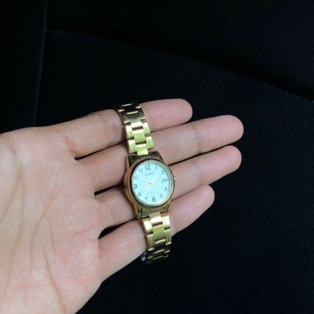 JAM TANGAN PRIA/WANITA | CASIO 3363 LTP-V002 GOLD