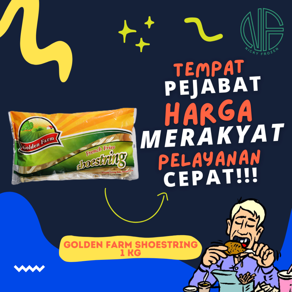 

GOLDEN FARM KENTANG SHOESTRING 1 KG