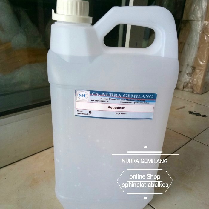 Aquadest 5 L / 5liter