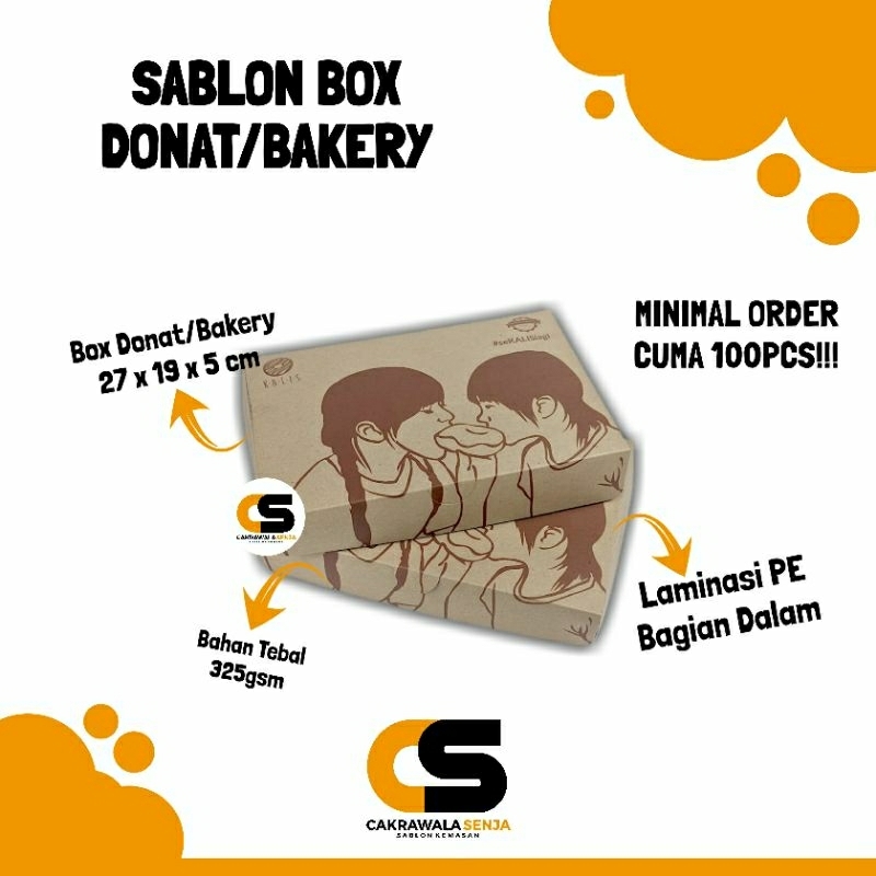 

[MIN.100PCS] CUSTOM BOX DONAT DUS DONAT | CETAK LOGO BOX DONAT | SABLON BOX DONAT | CUSTOM KEMASAN DONAT | SABLON BOX DONAT | BOX ROTI BAKERY