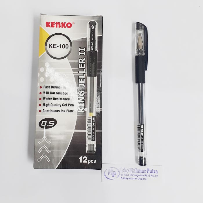 

Bolpoin Gel Kenko King Jeller II KE-100 / Pen Gel Kenko Ke-100