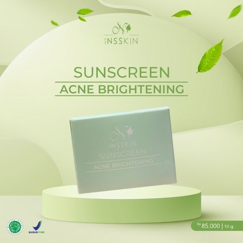 NEW NSSKIN SUNSCREEN ACNE BRIGHTENING