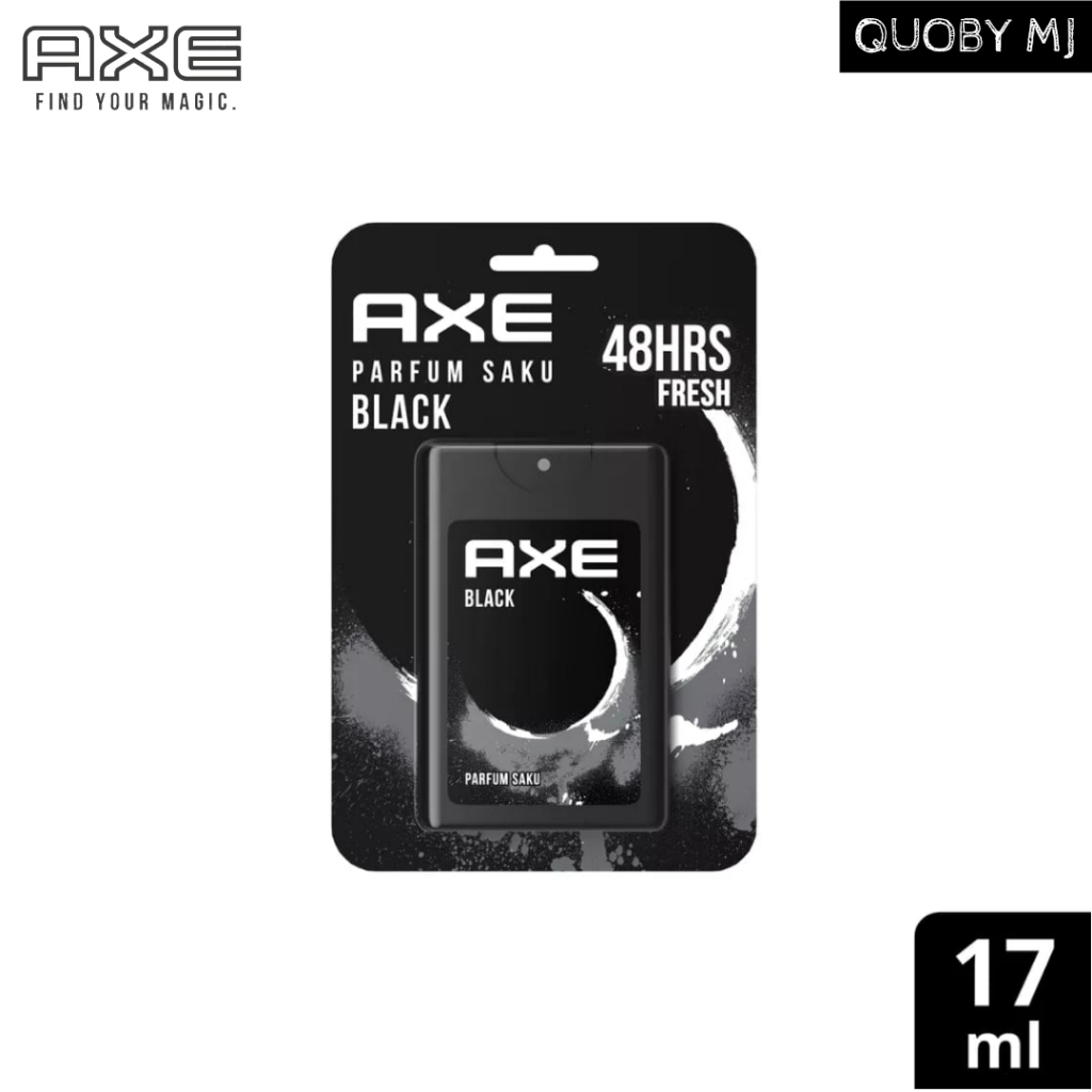 AXE Pocket Fragrance Black Parfum Saku Body Spray 17 mL