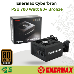 PSU Enermax Cyberbron 700 Watt 80 Plus Bronze Flat kabel Power Supply 700w