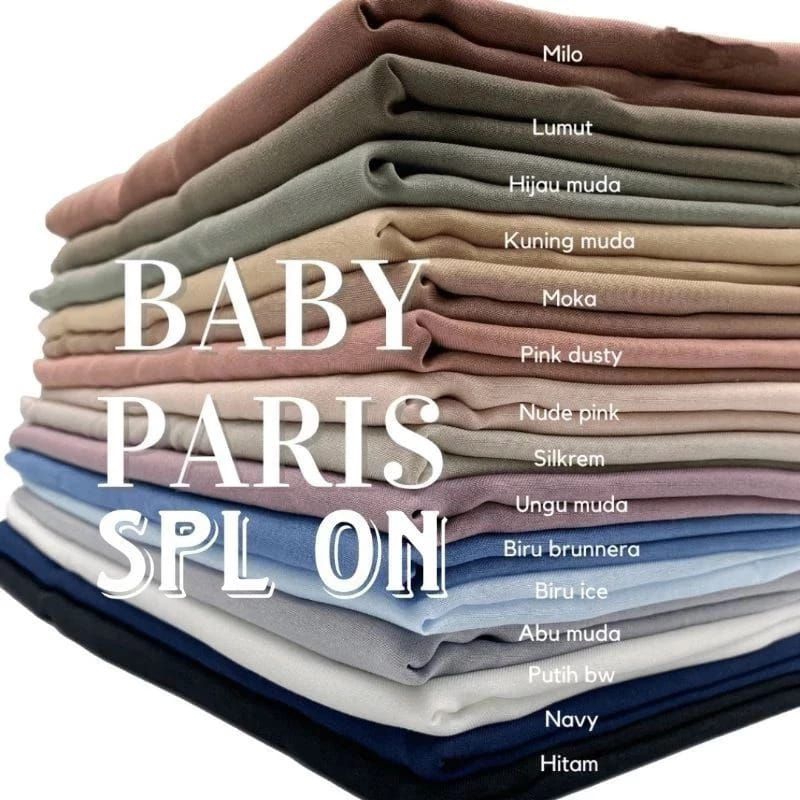 Bahan Kain Hijab Baby Paris