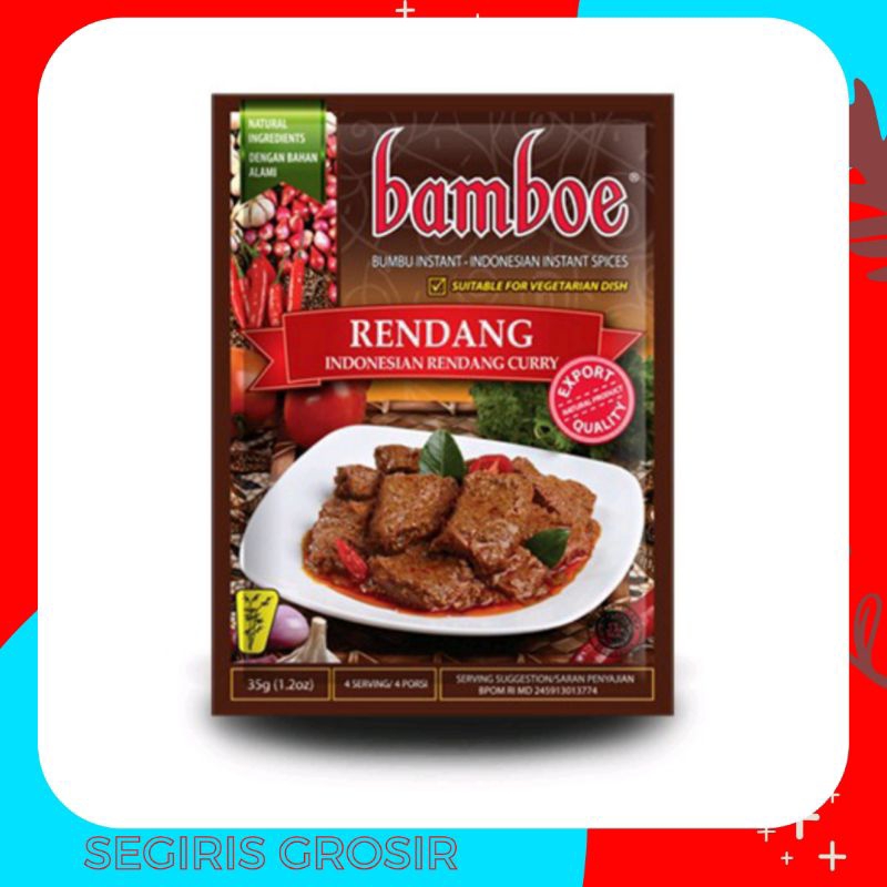 

Bamboe Bumbu Instant Rendang 35G