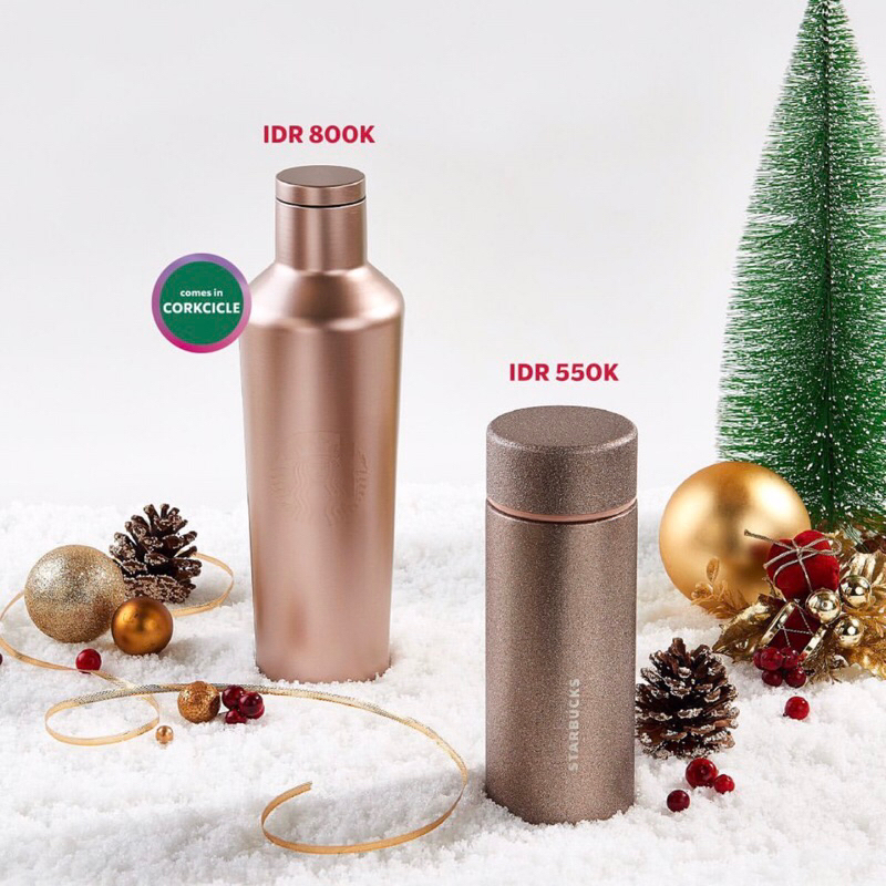 TUMBLER STARBUCKS x CORKCICLE / BLISSFUL HOMECOMING HOLIDAY SEASON 2023