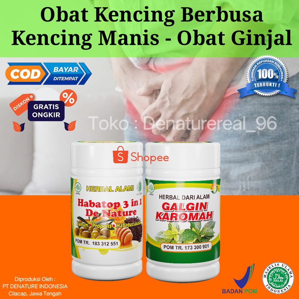 Obat alami kencing manis, kencing berbusa, kencing berbuih, kencing batu, obat batu ginjal de nature