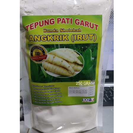 

➞✸✿ TEPUNG IRUT ASAM LAMBUNG TEPUNG PATI ANGKRIK arrowot 250gr