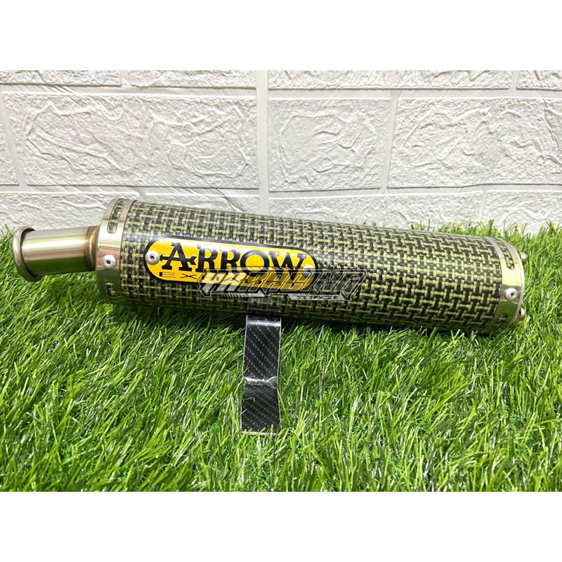 Silincer knalpot ARROW Carbon Kevlar Asli Satria 2tak FizR Rx King