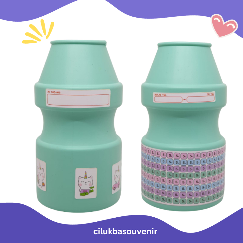 Celengan Anak Yogurt Celengan Anak Murah Souvenir Ulang Tahun