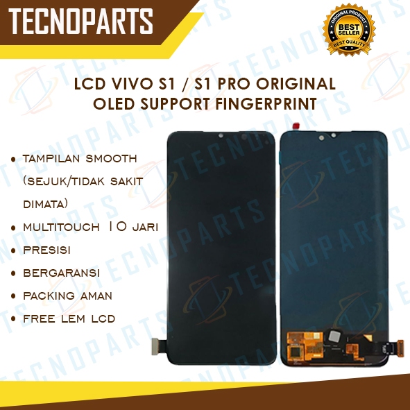 GROSIR LCD VIVO S1 / VIVO S1 PRO SUPPORT FINGERPRINT OLED ORIGINAL 100% FULLSET TOUCHCREEN