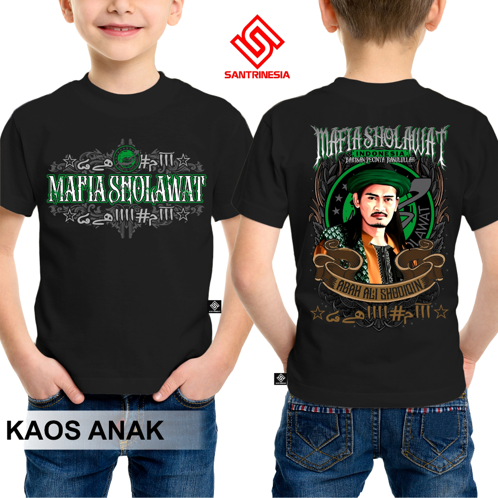 Santrinesia Kaos Bayi & Anak Mafia Sholawat Mafis Nusantara Abah Ali Gondrong Santri Mafiasholawat