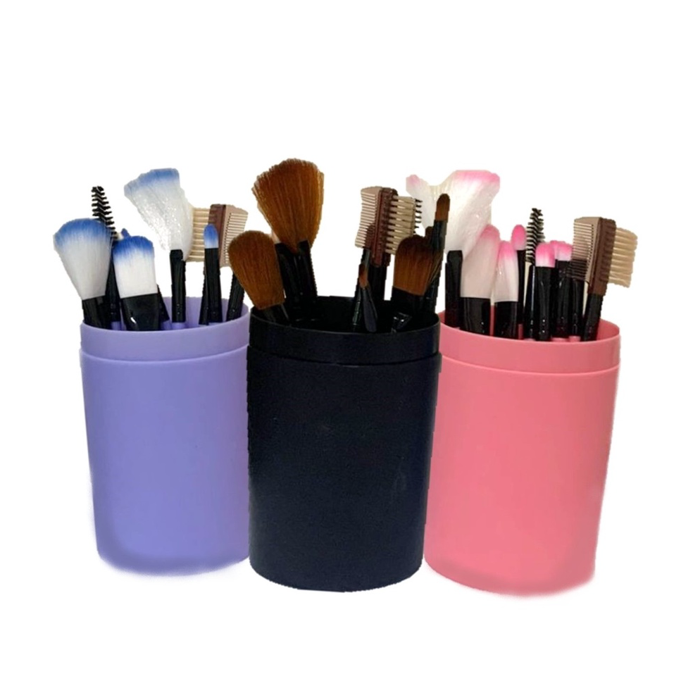 Real produko5O9a FYGALERYJAKARTA Kuas Tabung 10Pcs Kuas Maker Set Brush Make Up Alat Makeup