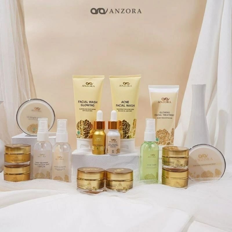 PAKET ANZORA GLOW / PAKET ACNE ANZORA