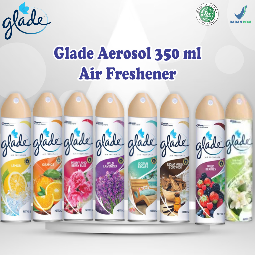 Glade Pengharum Ruangan Aerosol 350mL / Glade Pengharum Ruangan