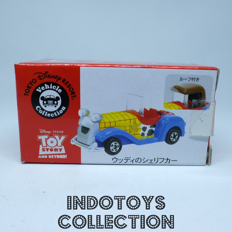 Tomica Tokyo Disney Resort Vehicle Collection ~ Woody Sheriff Car Toy Story