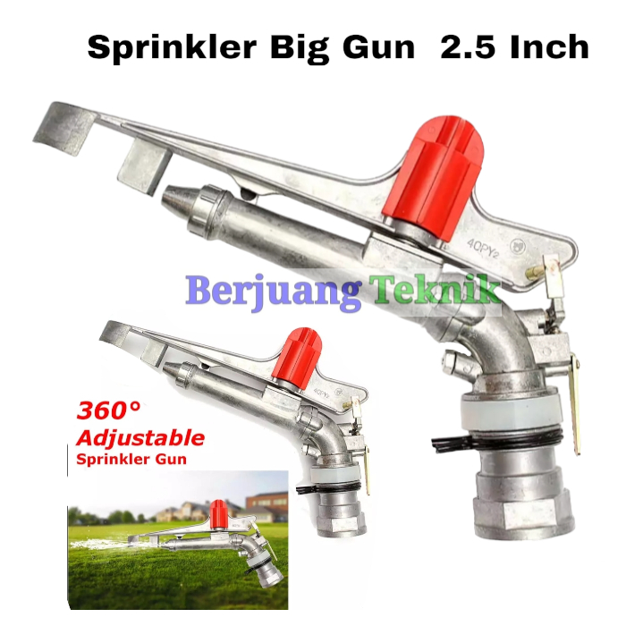 Sprinkler Big Gun 2.5 Inch PY-50 jarak tembak 40-50 meter || Sprinkler Pertanian