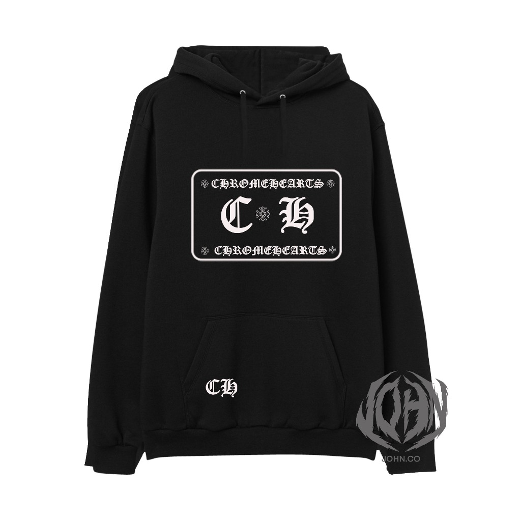 Hoodie Chrome Hearts Logo depan