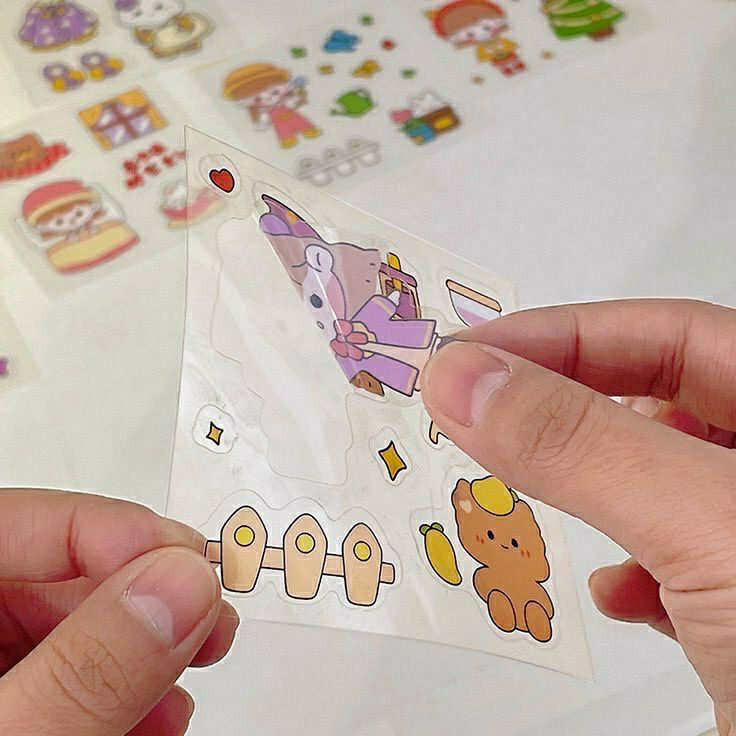 

RLRM8173 XG34448 [GK] ORIGINAL Stiker Momo 100 lembar pcs box 100pcs 2d lembar Botol Minum Viral Korea Anak Lucu Sticker Kartun Motif Anti Air Dekorasi Handbook Scrapbook DIY Waterproof Dapet Box