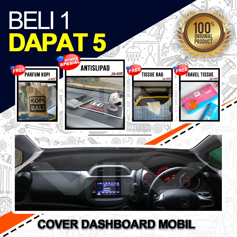 Cover Dashboard Mobil Honda Jazz GE8 2007 - 2013 | Alas Karpet Dasbor Interior Mobil Jazz Gen 2 2007