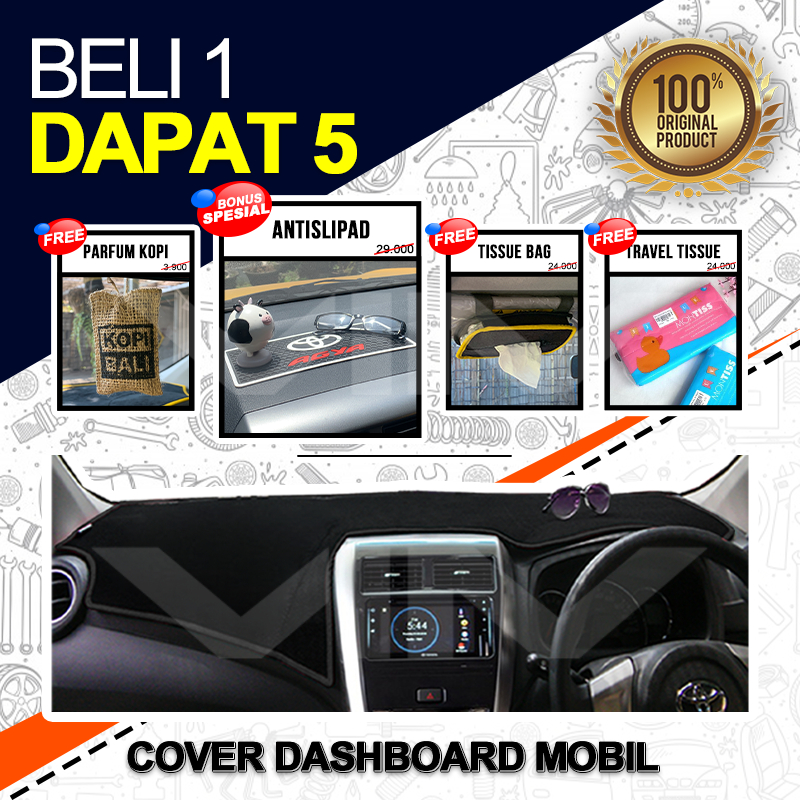 Cover Dashboard Mobil City Car | Agya Ayla Brio Jazz Civic Vios Yaris Aerio Baleno Etios Go Ignis Si
