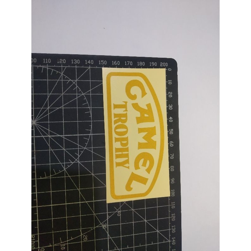 

cutting stiker camel trophy