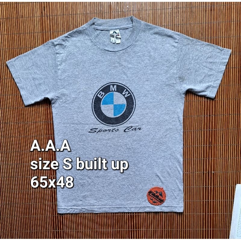 Baju Kaos Tshirt Oblong BMW Big Logo Alstyle Apparel