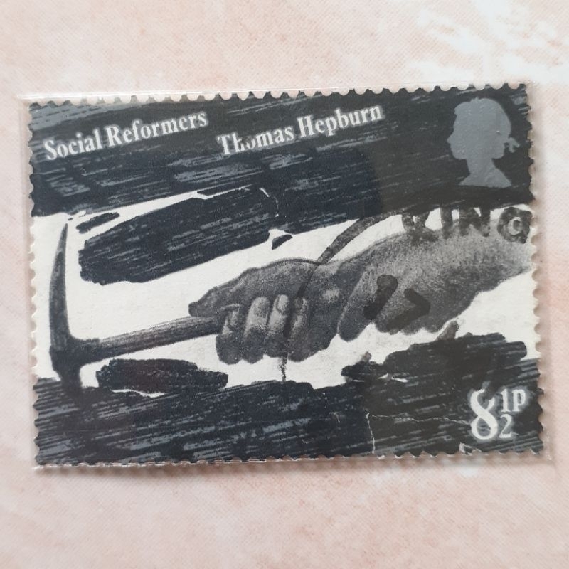 

Perangko Inggris Britania Raya Sosial Reformers Hewing Coal (Thomas Hepburn) Tahun 1976