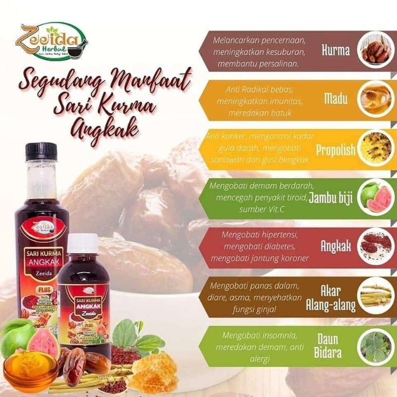 

SAKURMA PLUS HERBAL - SARI KURMA ANGKAK ZEEIDA