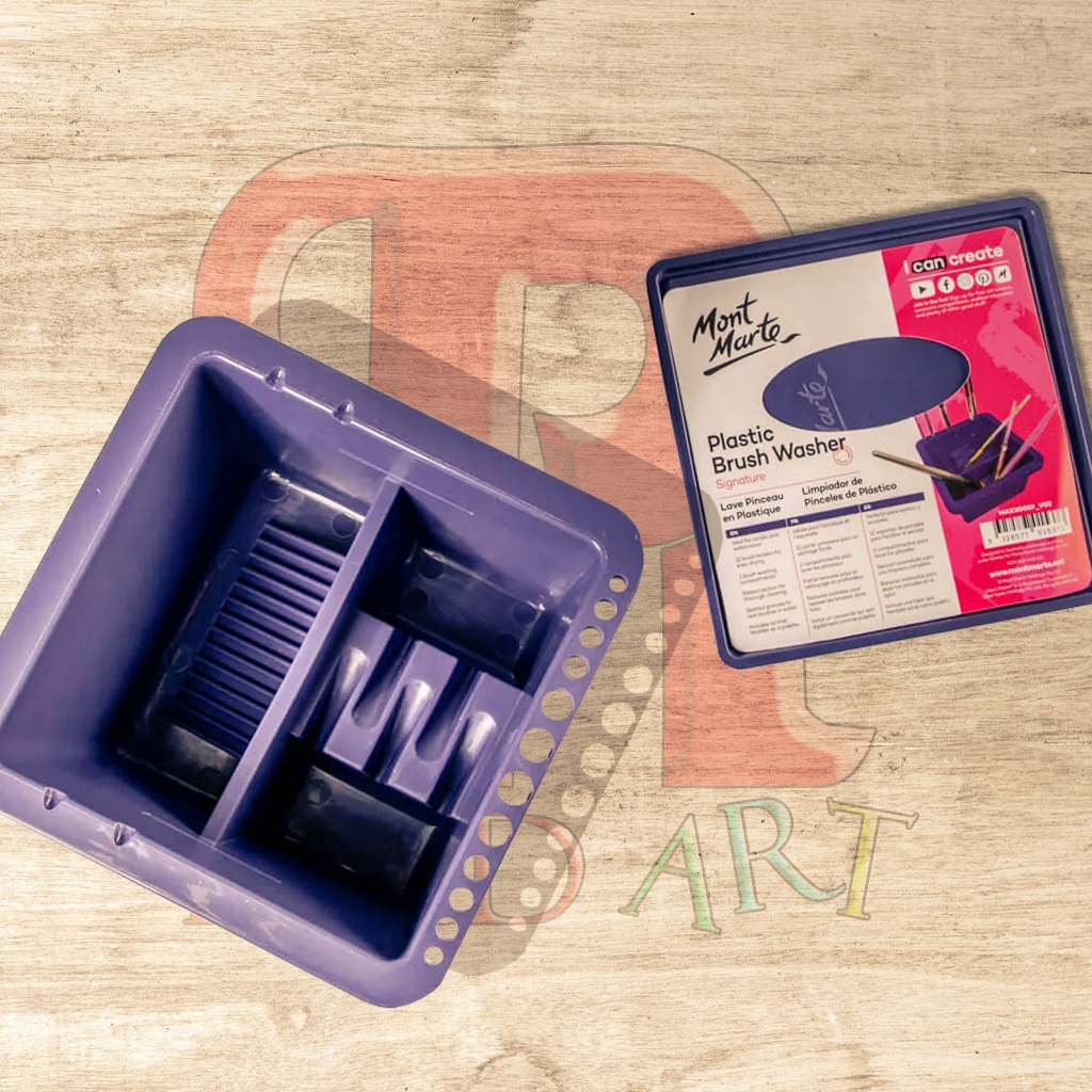 

Brush Washer / Tempat Cuci Kuas / Palet Watercolor / Brushwasher