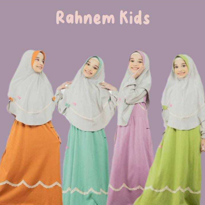 [CLEARANCE SALE] GAMIS RAHNEM ANAK TERBARU|| GAMIS ANAK MUSLIM || GAMIS NGAJI ANAK || GAMIS RAUNA ||