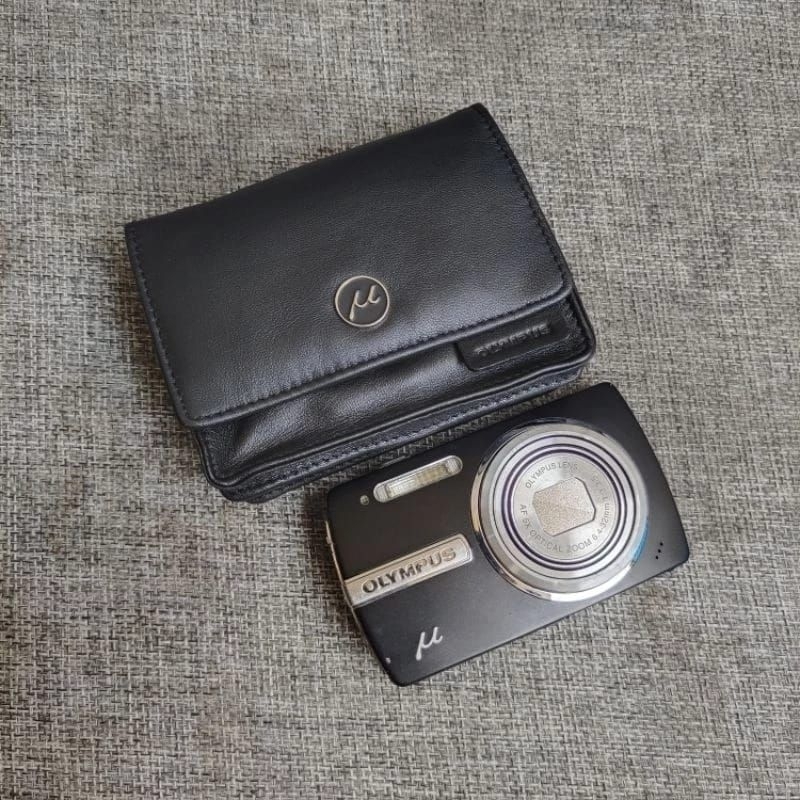 Leather Case Olympus Mju Tas Kamera Digital Original
