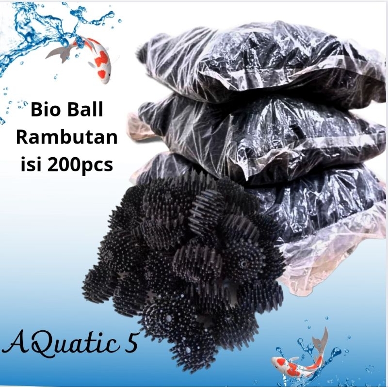 MEDIA FILTER BIOBALL GOLF RAMBUTAN isi 200pcs