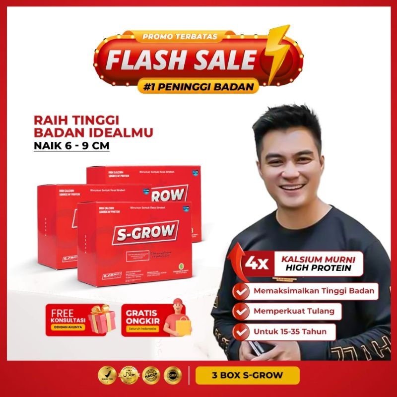 

Suplemen S-Grow Susu Peninggi Badan Terbaik Original
