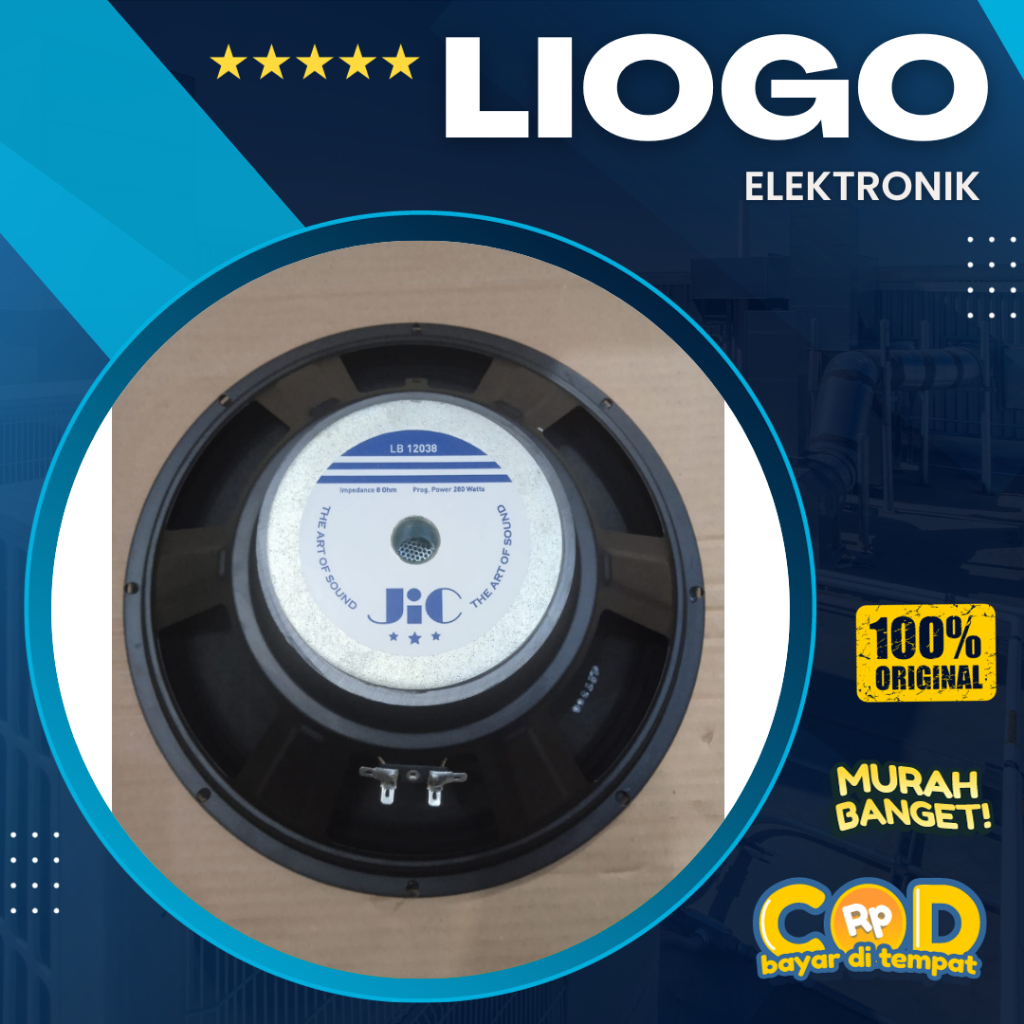 Speaker JIC 12 Inch JIC LB 12038 JIC Woofer 12 Inch LB 12038